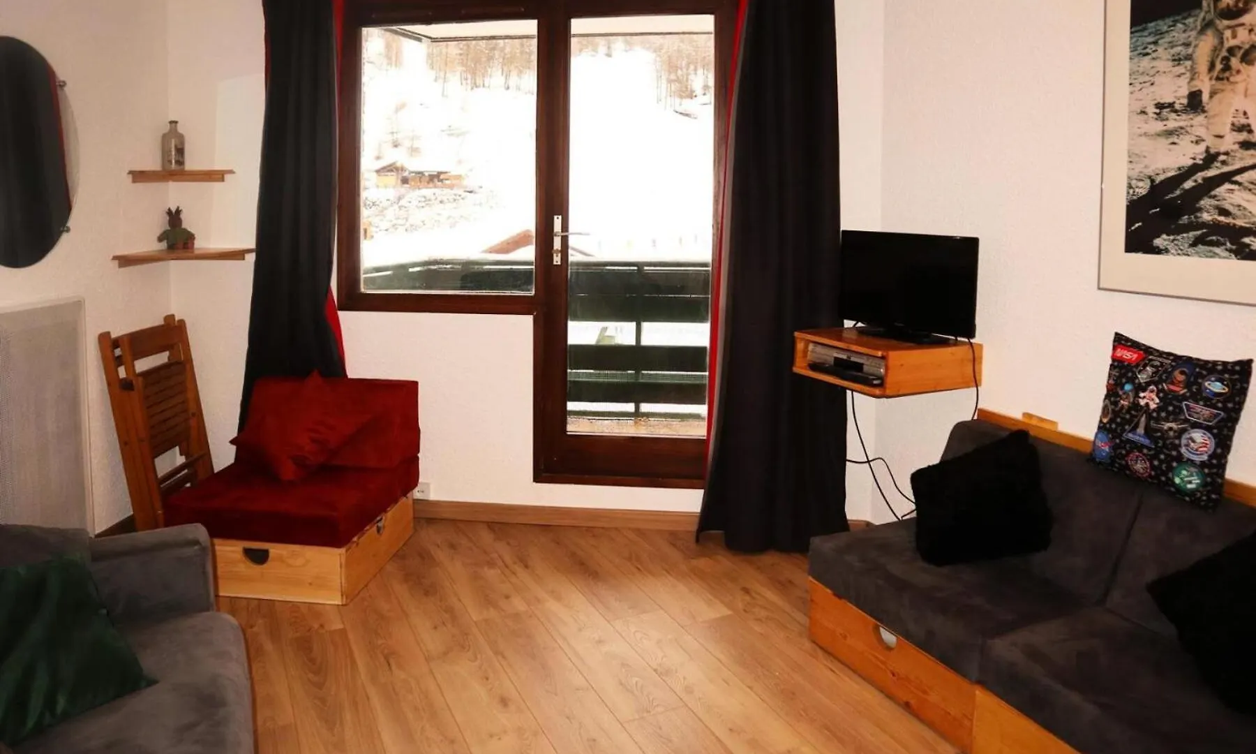 Residence Le Cairn - Coquet Studio 4 Personnes Mae-3814 Le Melezet